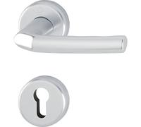 Maniglia Hoppe Birmingham con rosone PZ cilindro, argento anodizzato, 3067315 -