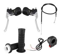 Maniglia impugnature on/off interruttore freno a gas kit leva per pocket bike mini moto per pocket bike pocket bike kit freno leva tasca bici acceleratore cavo universale pocket bike acceleratore