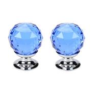 Maniglia in cristallo diamantato, 2 pezzi Maniglie e pomelli for cassetti for mobili, pomelli for porte con foro singolo for armadietto, porta dell'armadio, armadietto for vino, cassetto, maniglia in