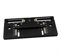 Maniglia in lega di alluminio Hole Punch Locator Jig per porte dell'armadio da cucina Variabile 25-85mm Orizzontale 15-65mm Tasca verticale Drill Guida Strumento