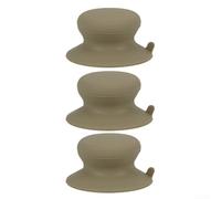 Maniglia in silicone anti-scottatura per coperchio pentola con forte ventosa per un fissaggio stabile, funziona come supporto per telefono cellulare per uso manuale (cardic)