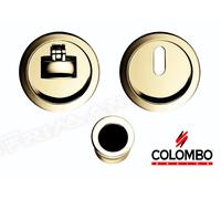 MANIGLIA INCASSO CON SERRATURA PORTE SCORREVOLI COLOMBO OPEN ID211 LKWK HPS ORO