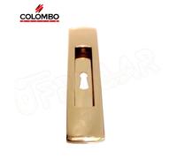 MANIGLIA INCASSO PER PORTE SCORREVOLI COLOMBO ID111CF OTTONE L. CON FORO CHIAVE