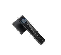 Maniglia intelligente per porta. Maniglia for porta con impronta digitale, quattro metodi di sblocco, adatta for porte di casa, camera da letto, ufficio e ripostiglio.(Black)