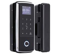 maniglia intelligente Serratura biometrica for porta in vetro con touch screen, gestione delle presenze, sicurezza antifurto, serratura for d'ingresso tastierino numerico