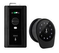 maniglia intelligente Serratura biometrica for porta, serratura di accesso senza chiave 5 in 1 con impronta digitale, codice, scheda IC, chiavi meccaniche, blocco automatico telecomando tramite app