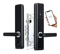 maniglia intelligente Serratura intelligente senza chiave con Bluetooth e impronta digitale for casa, appartamento, ufficio - Serrature intelligenti minimaliste