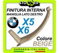 MANIGLIA INTERNA Ant Post DESTRA Tiraporta Passeggero BMW X5 E70 X6 E71 - BEIGE