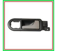 Maniglia Interna Anteriore Destra Con Leva Cromata-Mostrina Nera Vw Passat B5-(A