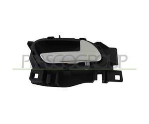 Maniglia Interna Anteriore Destra Con Leva Cromata Per Citroen C3 2009-2013 Dx