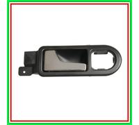 Maniglia Interna Anteriore Sinistra Con Leva Cromata-Mostrina Nera Vw Passat B5-