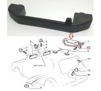 Maniglia interna appiglio colore nero Fiat Uno I° e II° serie