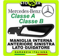 MANIGLIA INTERNA Apri Porta CROMATA Anteriore Sinistra Guida MERCEDES Classe A/B