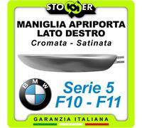 MANIGLIA Interna APRIPORTA Portiera Ant Post DESTRA passeggero per BMW 5 CROMATA