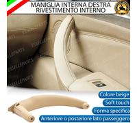 MANIGLIA INTERNA BMW X5 E70 X6 E71 ANTERIORE O POSTERIORE LATO PASSEGGERO BEIGE