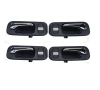 Maniglia Interna Compatibile Con Per CR-V LX 1997 1998 1999 2000 2001 Maniglia Per Porta Interna Anteriore Maniglia Grigia Lunetta Cromata Sinistra Destra(A Set 4 Piece)