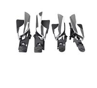 Maniglia Interna della Portiera Dell'aut Per Alfa Per Romeo Per Giulietta 2012-2018 4 Pezzi Maniglia Per Porta Interna Auto Maniglie Interne Per Manopola(Bright Silver)