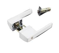 Maniglia interna for serratura for porta in lega di zinco in legno con aspirazione magnetica for camera da letto silenziosa antifurto(Bronze)