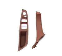 Maniglia Interna Per BMW F10 F11 F18 520 523 525 528 530 51417225865 LHD Car Interior Passenger Portiera Maniglia Tirare Rivestimento Copertura(LHD Brown 2Piece)