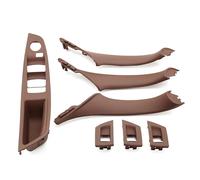 Maniglia Interna Per BMW F10 F11 F18 520 523 525 528 530 51417225865 LHD Car Interior Passenger Portiera Maniglia Tirare Rivestimento Copertura(LHD Brown 7Piece)