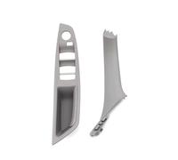 Maniglia Interna Per BMW F10 F11 F18 520 523 525 528 530 51417225865 LHD Car Interior Passenger Portiera Maniglia Tirare Rivestimento Copertura(LHD Gray 2Piece)