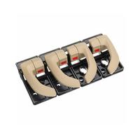 Maniglia Interna Per Hyundai Per Tucson 2005-2009 Accessori Auto 2/4 Pz Interni Auto All'interno Maniglia Della Porta Sinistra Destra Set di Sostituzione Auto Maniglie Interne Portiere(Beige x4)