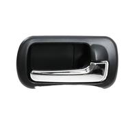 Maniglia Interna Per Porta Interna Sinistra Destra Interna Cromata Nera | Compatibile Con Honda Civic Berlina 2001-2005(Rear r)
