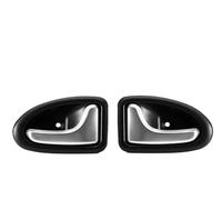 Maniglia Interna per Portiera Auto Colore Argento Opaco Interno Lato Sinistro Destro Adatta per R&enault per Clio 2000-2009 2/3-4/5 Porte Maniglie Interne per Portiere Auto(1 Pair)