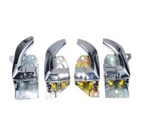 Maniglia Interna Porta Compatibile Con Kia Per Sorento V6 2003-2009 4 Pezzi Anteriore Posteriore Sinistra Destra Maniglia Interna Porta Cromata OE:826103E011 826203E011 836103E011 836203E011