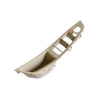 Maniglia Interna Porta Maniglia Interna Per BMW Serie 5 F10 F11 F18 520i 523i 525i 528i 535i Aggiornato Lato Guida Sinistro Maniglia Interna Porta Pannello Rivestimento Beige Nero(Beige-White-LHD)