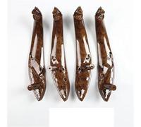 Maniglia interna portiera auto Per Serie 3 Per F30 Per F35 Per F3X Maniglia Interna Per Auto Anteriore Posteriore Sinistra Destra Set Di 4 Maniglie Per Porte Interne(4 mahogany)