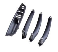Maniglia interna portiera auto Per X5 Per X6 Per E70 Per E71 2007-2013 4PCS Set Driver Della Mano Sinistra Maniglie Per Porte Kit Parti Di Ricambio Per Interni Auto(LHD Black 4Pcs)