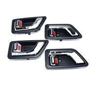 Maniglia Interna Portiera Compatibile Con Hyundai Per Getz Per Click Per TB 2002-2011 4 Pezzi Interno Cromato Nero Maniglia Porta Anteriore Posteriore Sinistra Destra OE:82610-1C000 82620-1C000
