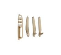 Maniglia Interna Portiera Per E70 E71 E72 Per X5 Per X6 Serie LHD RHD 4 Pz Auto Maniglia Interna Della Porta Pannello Interno Tirare Trim copertura maniglia Set Bracciolo(Model A LHD Beige)