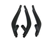 Maniglia Interna Portiera Per Per X5 Per X6 Per F15 Per F16 2014-2018 LHD RHD Porta Interna Sinistra Destra Maniglia Trim Copertura 3 Pezzi Set(LHD Black Set)