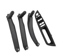 Maniglia Interna Portiera Per X5 Per X6 E70 E71 E72 2007-2014 LHD RHD 4 pz Set Porta Finestra Interruttore Sul Pannello Bracciolo Tirare Maniglia di Copertura Trim(RHD Black Set)