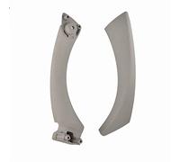 Maniglia interna portiera Set Completo All'interno Del Pannello Maniglia Pull Trim Cover Maniglie Interne Per Porte Interne Per BMW Serie 3 E90 Parti E91 318 320i 325i 328 330 335i(Gray(on the left))