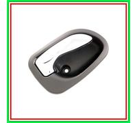 Maniglia Interna Posteriore Destra Con Leva Cromata-Mostrina Nera Hyundai Atos P