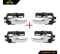 Kit Da 4 Maniglia Porta Interna Anteriore E Posteriore Sinistro & Destra per