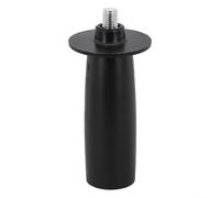 Maniglia laterale ausiliaria nera per smerigliatrice angolare con filettatura da 8 mm e 10 mm, compatibile con smerigliatrici in plastica e metallo (M10)