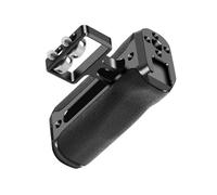 Maniglia laterale con chiusura rapida per gabbia della fotocamera con altezza regolabile e diverse interfacce filettate, impugnatura nera per fotocamera