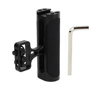 Maniglia Laterale per Gabbia Fotocamera, Impugnatura Regolabile in Alluminio e Plastica, Supporto 1/4 Pollice, Ergonomica e Versatile per e Fotografia - Leggera e