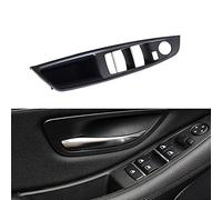 Maniglia laterale per porta del conducente, pannello di controllo del finestrino del sedile del conducente, scatola portaoggetti per BMW Serie 5 F10 F11 520 523 525 528 530 535 2010-2016 (nero)