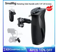 Maniglia laterale rotante SmallRig con viti da 1/4"-20, 360 ° Impugnatura di regolazione per kit gabbia per fotocamera DSLR fino a 15 kg/33 libbre -5194