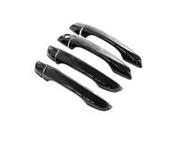 Maniglia Lato Passeggero Per Peugeot 208 MK2 P21 2020 2021 2022 2023 2024 Copri Maniglie Portiere Auto Adesivi Cromati Antigraffio Parti Esterne Accessori Auto Maniglia Sportello Anteriore(Nero)