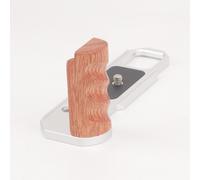 Maniglia macchina fotografica in legno metallo per Nikon F2 Piastra a forma di L