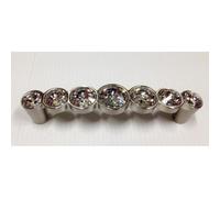 MANIGLIA MANIGLIETTA IN ZAMA CON SWAROVSKI GIUSTI SERIE 633 INTERASSE 96 mm