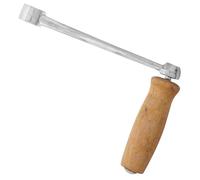 Maniglia Manuale per Tritacarne, Manovella Domestica in Legno e Ferro | Montaggio Semplice e Presa Confortevole, Accessorio Portatile per Tritacarne e Insaccatrice, Colore Argento Colore Casuale