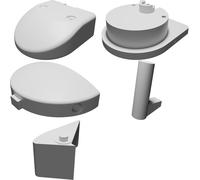 Maniglia Mobile per Camper VW T3 Ricambio Completo Stampato 3D in ABS