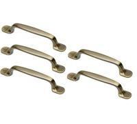 Maniglia Mobili Antico Retrò Ba 96 MM Ottone Braun Prua Cucina